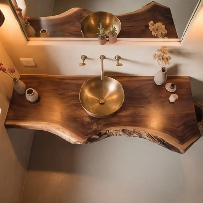 Riverbend Solid Wood Floating Bathroom Vanity Lynnsnail