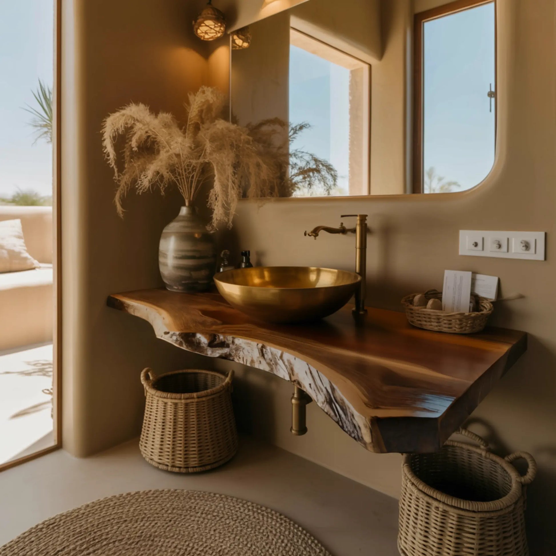Riverbend Solid Wood Floating Bathroom Vanity Lynnsnail