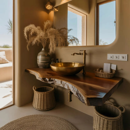 Riverbend Solid Wood Floating Bathroom Vanity Lynnsnail