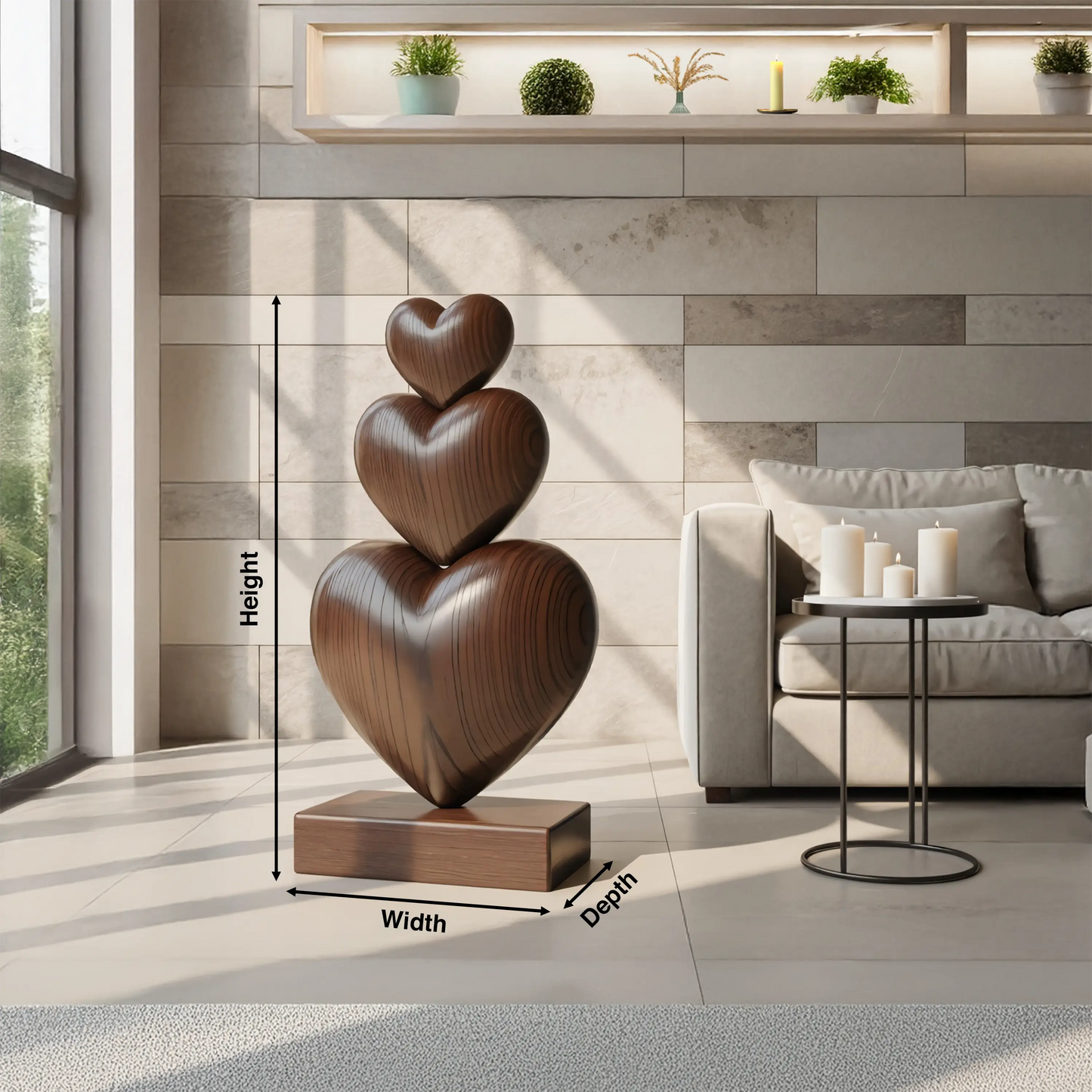 Handcrafted Wooden Sculpture For Furniture Unique Display Lynnsnail