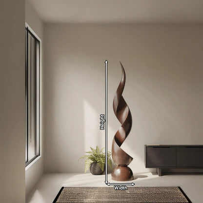 Handcrafted Organic Contemporary Landscape Sculpture For Office Decor Lynnsnail