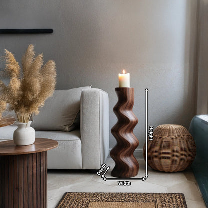 Mid Century Abstract Wood Sculpture For Home Decor Lynnsnail