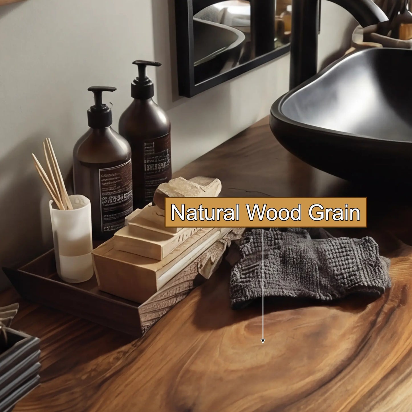 Selvara Solid Wood Floating Bathroom Vanity SPA254853 Lynnsnail