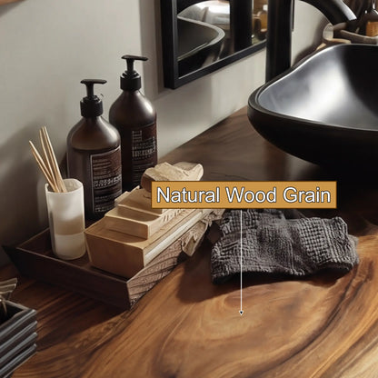 Selvara Solid Wood Floating Bathroom Vanity SPA254853 Lynnsnail