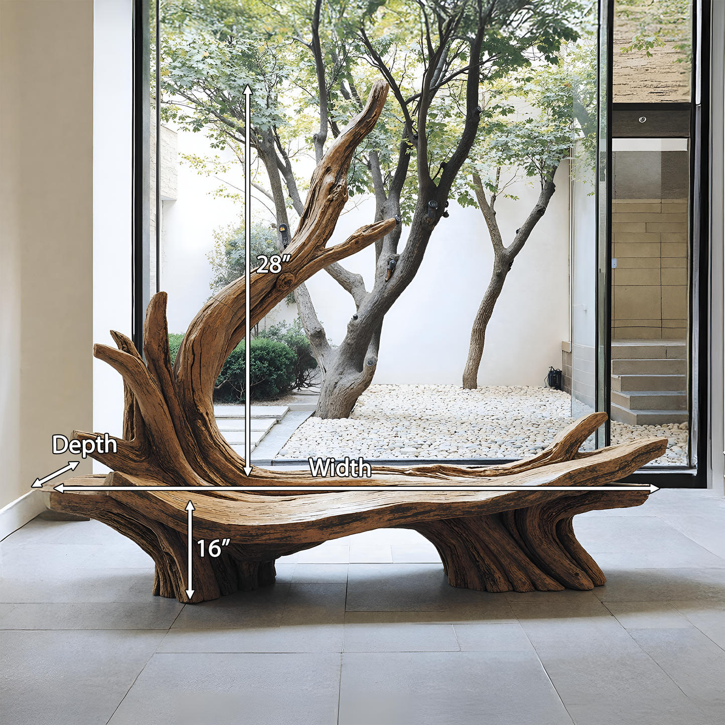 Handcrafted Live Edge Bench For Artistic Patio Designs Lynnsnail