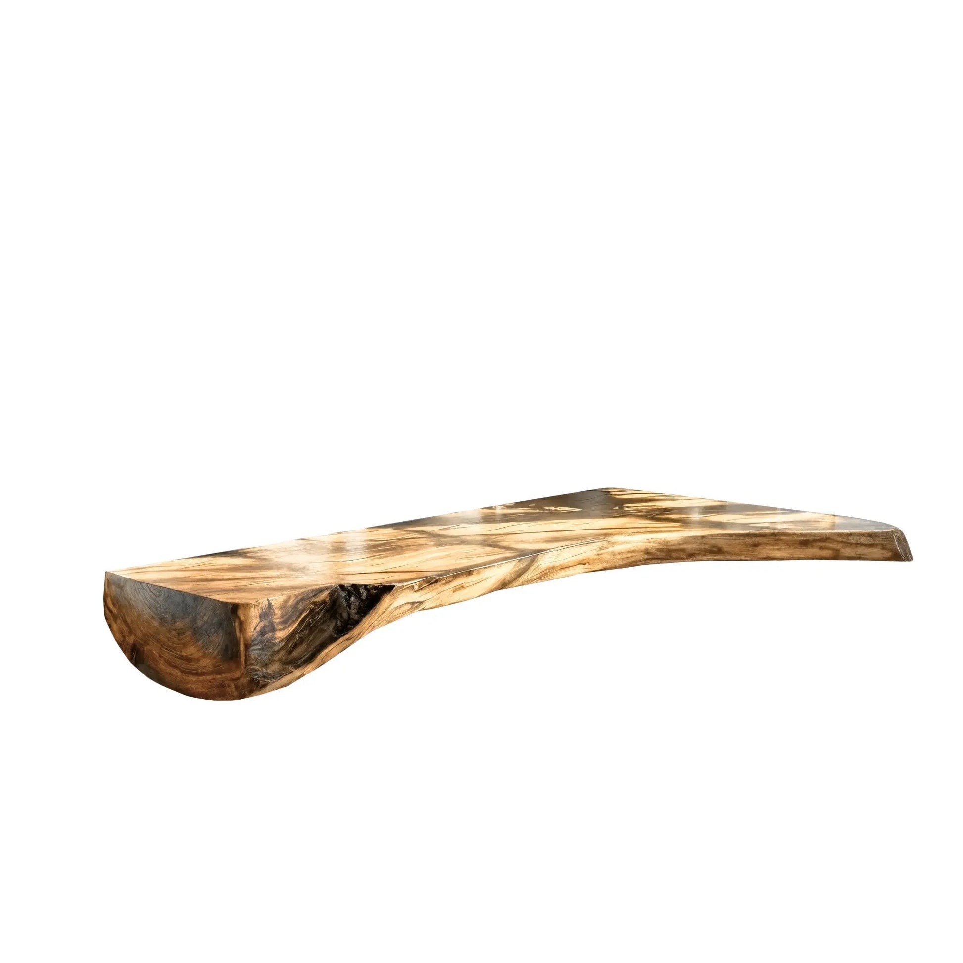 Sylvane Live Edge Solid Wood Floating Desk Lynnsnail