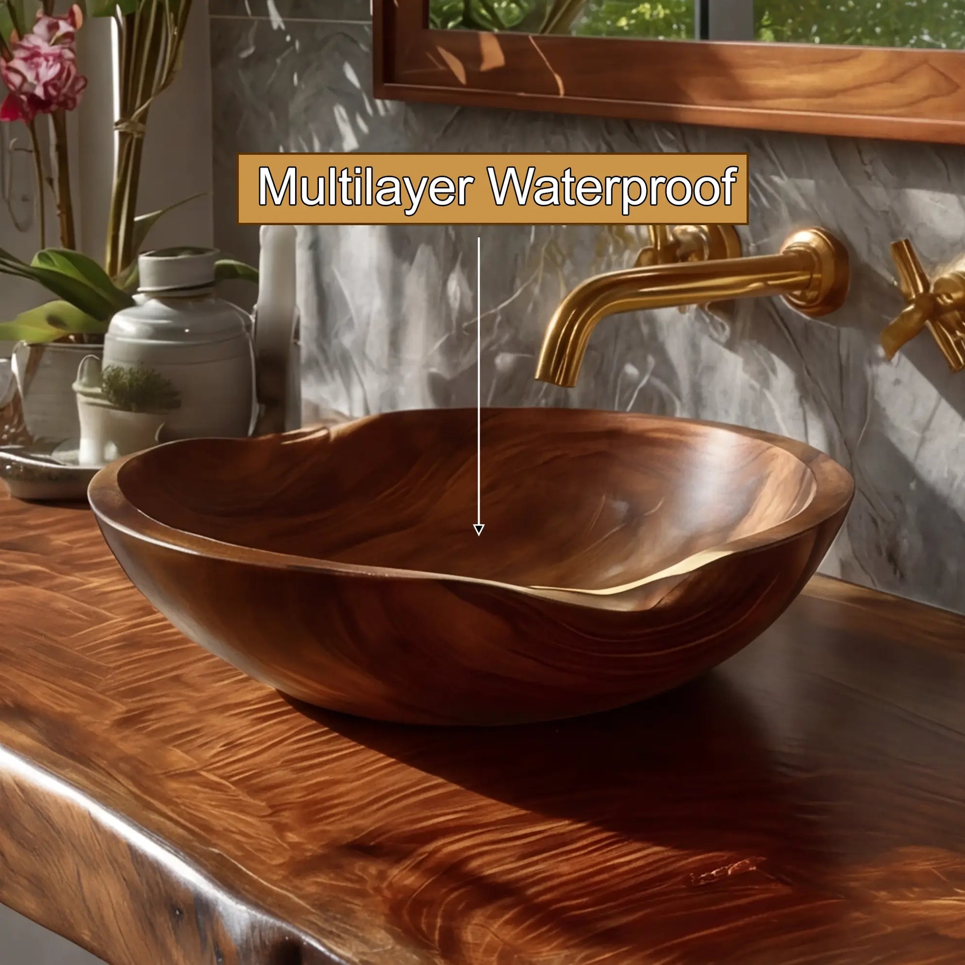Sylvaris Live Edge Solid Wood Floating Bathroom Vanity SPA169453 Lynnsnail