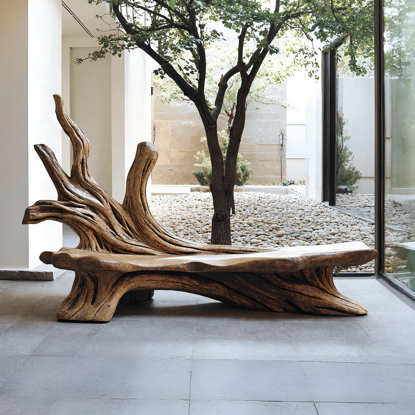 Farmhouse Branch Bench Outdoor Decor For Charming Backyards Lynnsnail