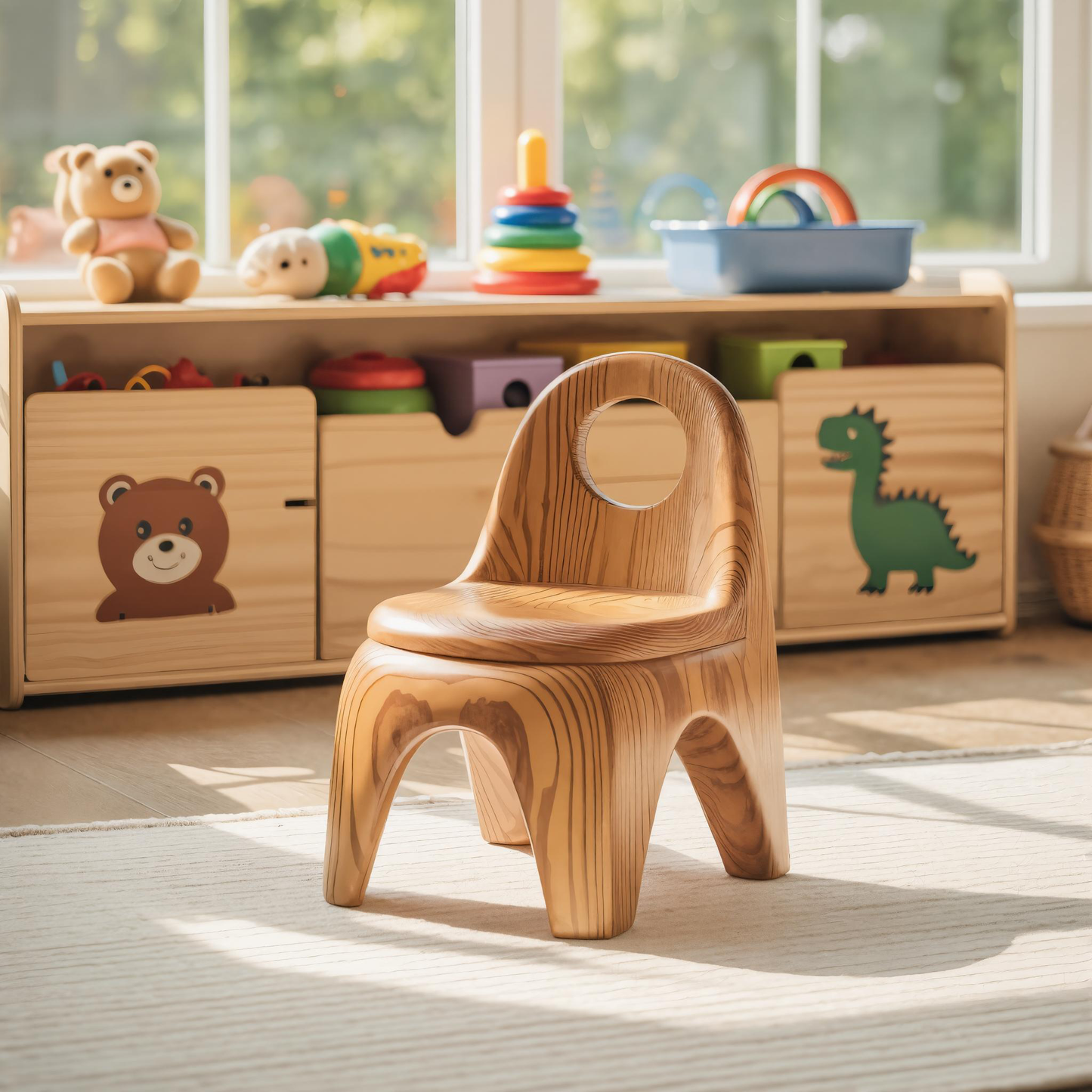 Montessori Toddler Chair Ergonomic Seat Playroom Or Preschool Lynnsnail