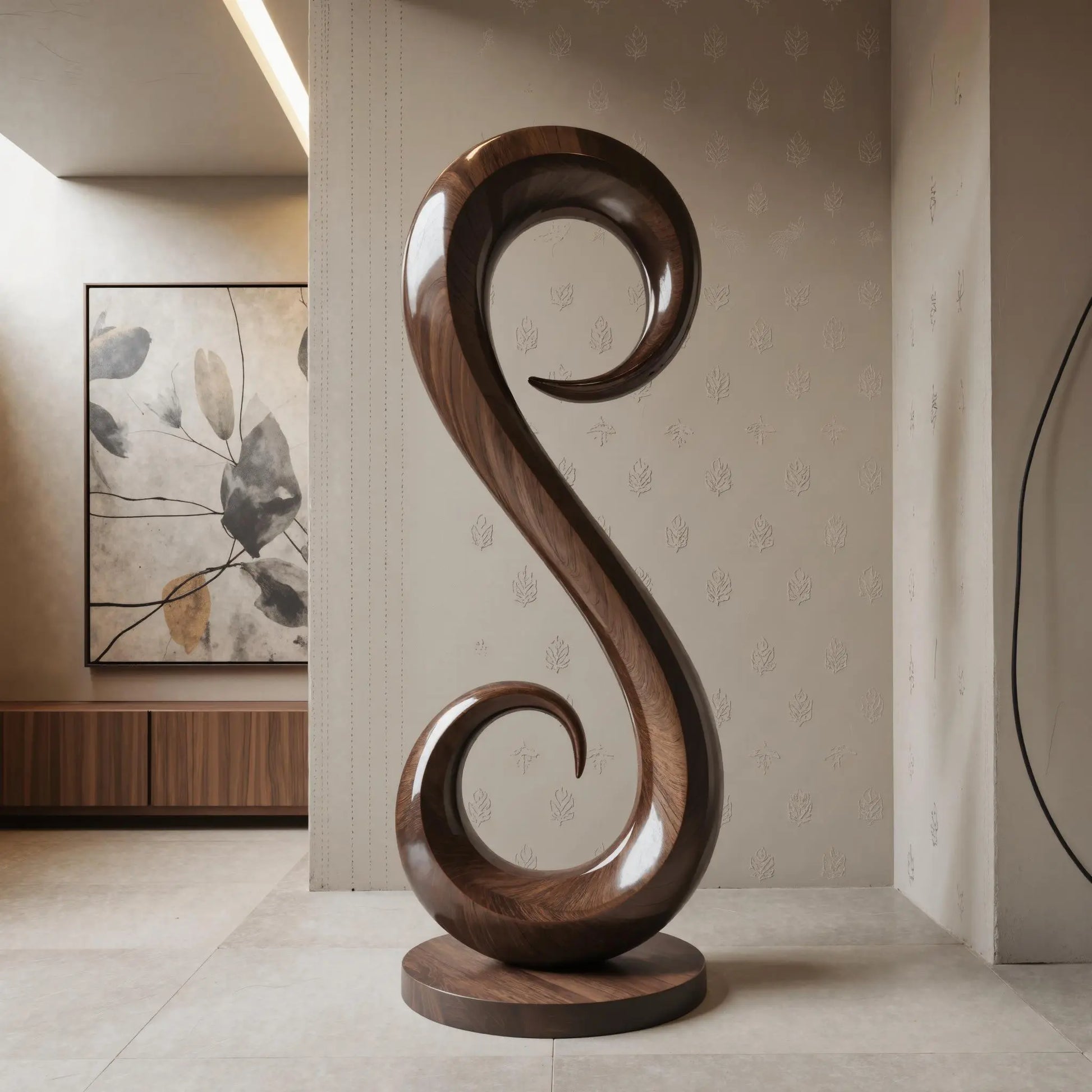 Handcrafted Organic Contemporary Landscape Sculpture For Home Decor Lynnsnail