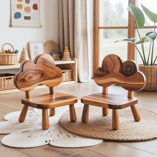 Whimsical Cloud Shaped Kids Chair For Montessori Nursery Or Playroom Lynnsnail