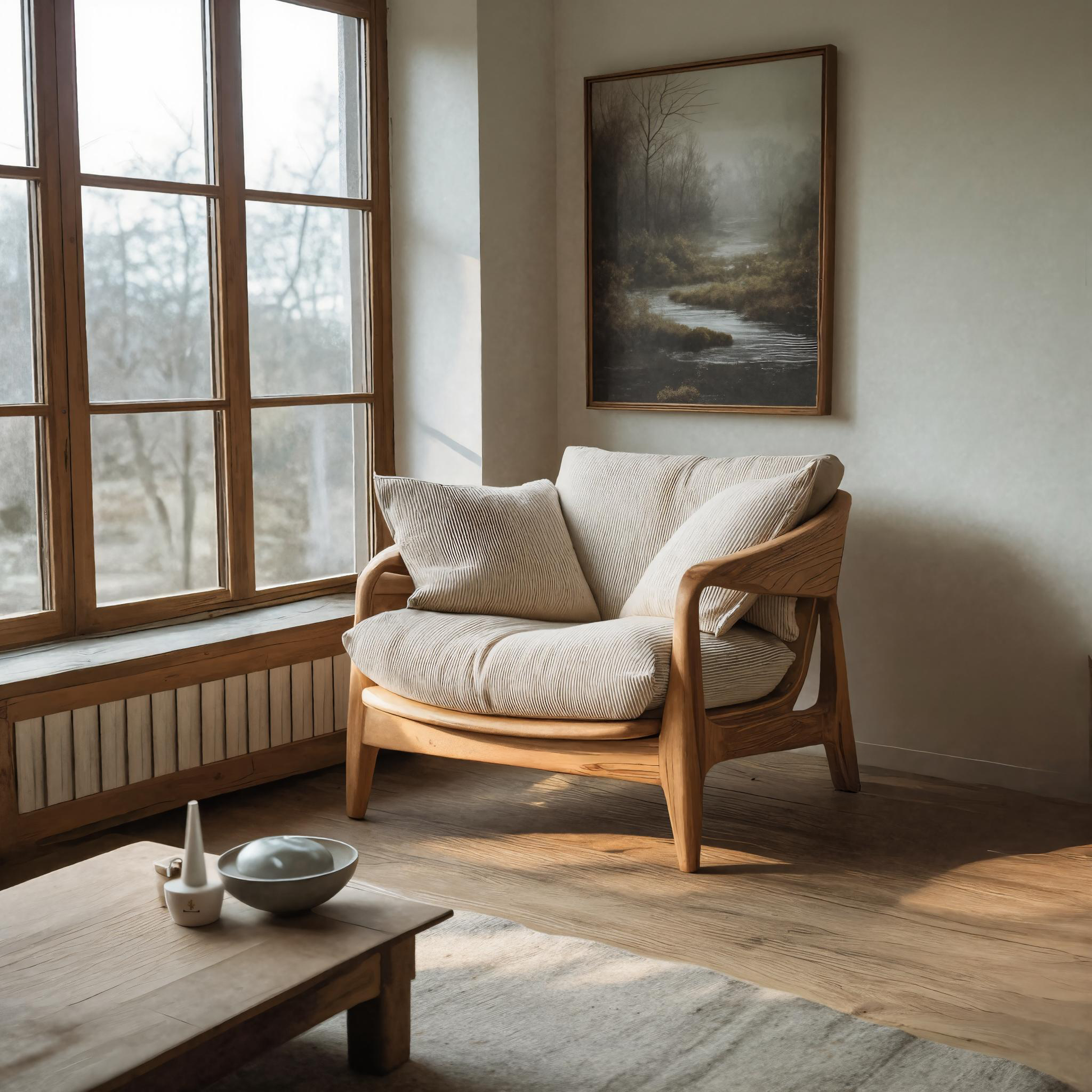 Modern Handcrafted Armchair For Living Room Or Reading Corner Lynnsnail