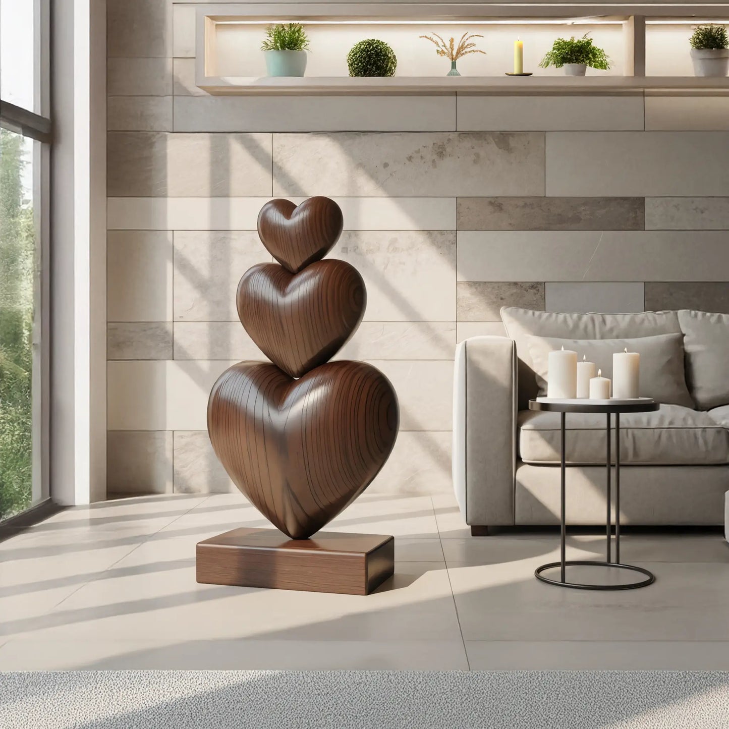 Handcrafted Wooden Sculpture For Furniture Unique Display Lynnsnail