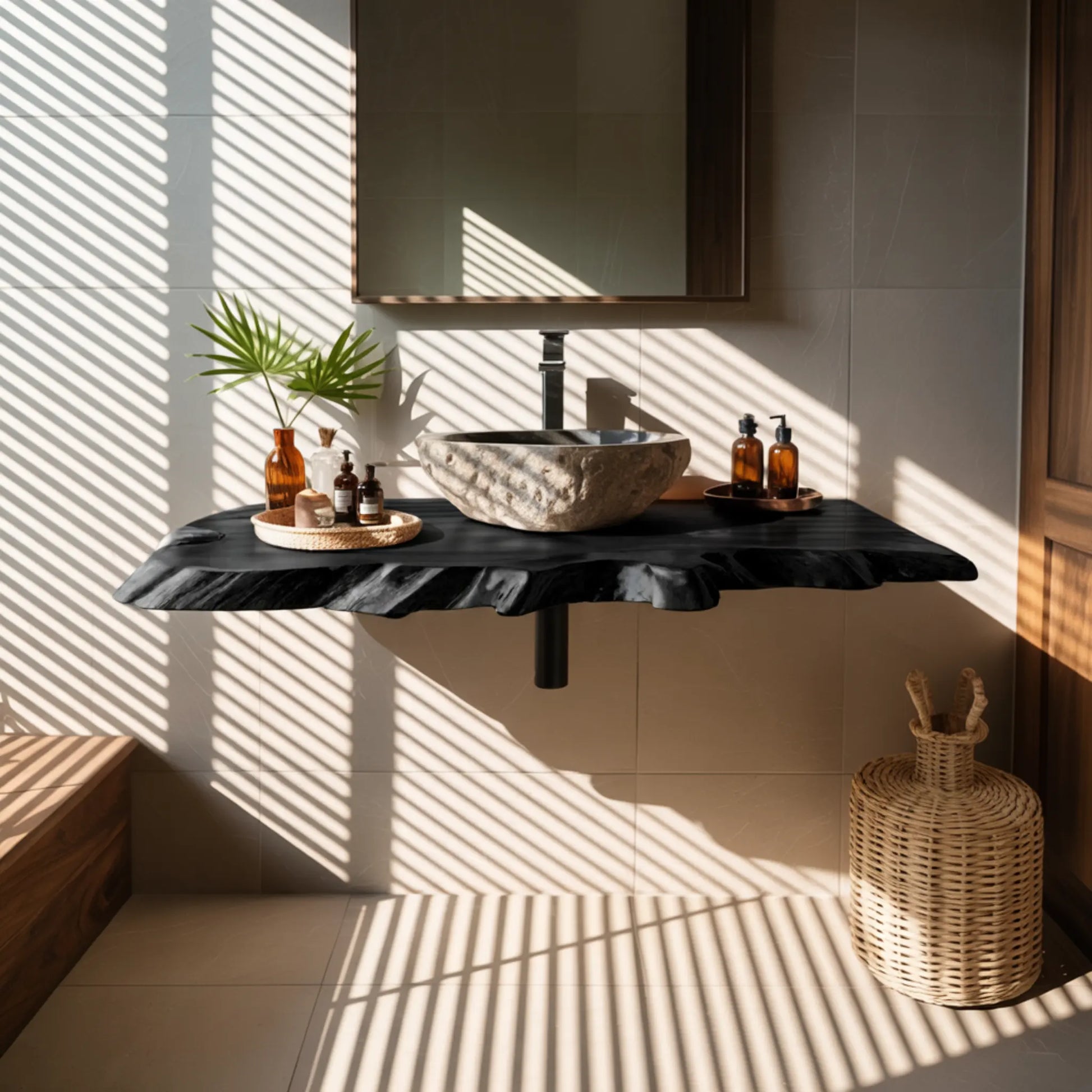 Tidewood Live Edge Floating Bathroom Vanity Lynnsnail