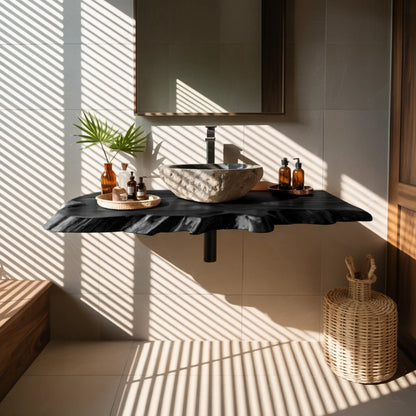 Tidewood Live Edge Floating Bathroom Vanity Lynnsnail