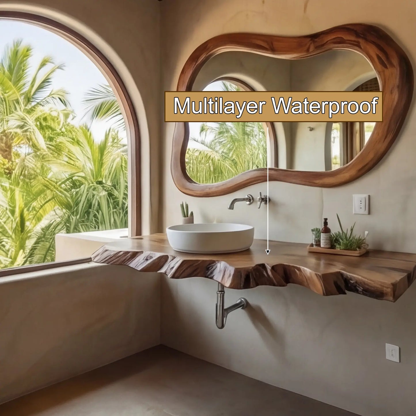 Tidewood Live Edge Floating Bathroom Vanity Lynnsnail