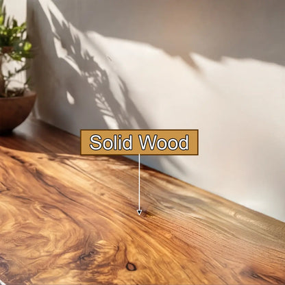 Varcello Live Edge Solid Wood Floating Shelf SPA365435 Lynnsnail
