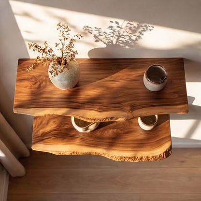 Velorin Live Edge Solid Wood Floating Shelf SPA635142