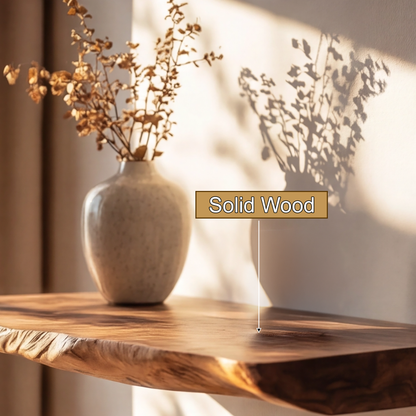 Velorin Live Edge Solid Wood Floating Shelf SPA635142