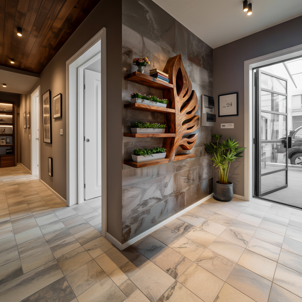 Nature Inspired Wooden Leaf Bookshelf for Modern Interior Lynnsnail