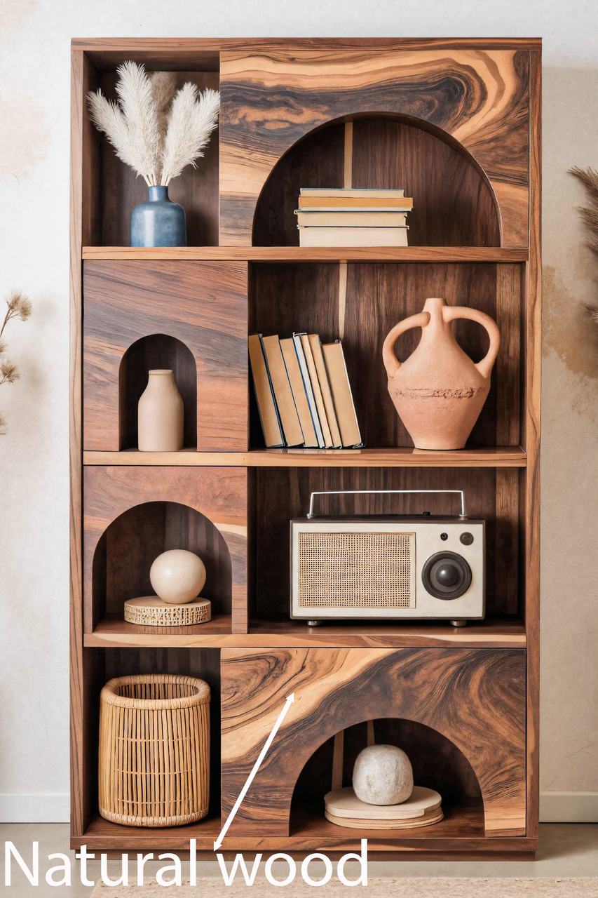 Modern Arch Bookshelf For Living Room Or Office Lynnsnail