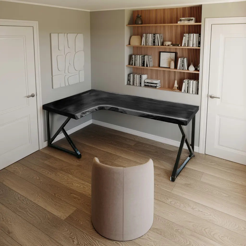 Modern L Shaped Corner Desk For Home Office Setup Lynnsnail