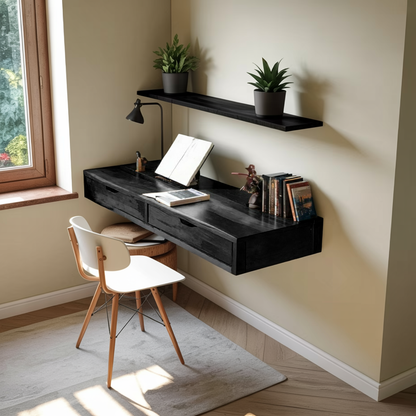 Modern Floating Desk For Bedroom And Office Setup Lynnsnail