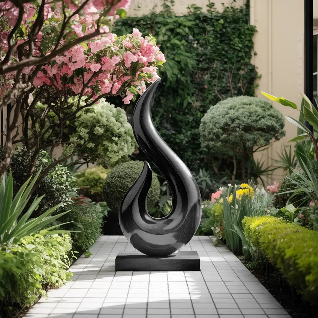 Handcrafted Abstract Sculpture For Outdoor Wall Design Lynnsnail