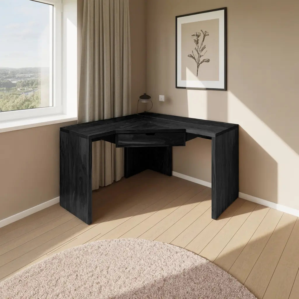 Modern Minimalist Corner Desk For Home Office Setup Lynnsnail