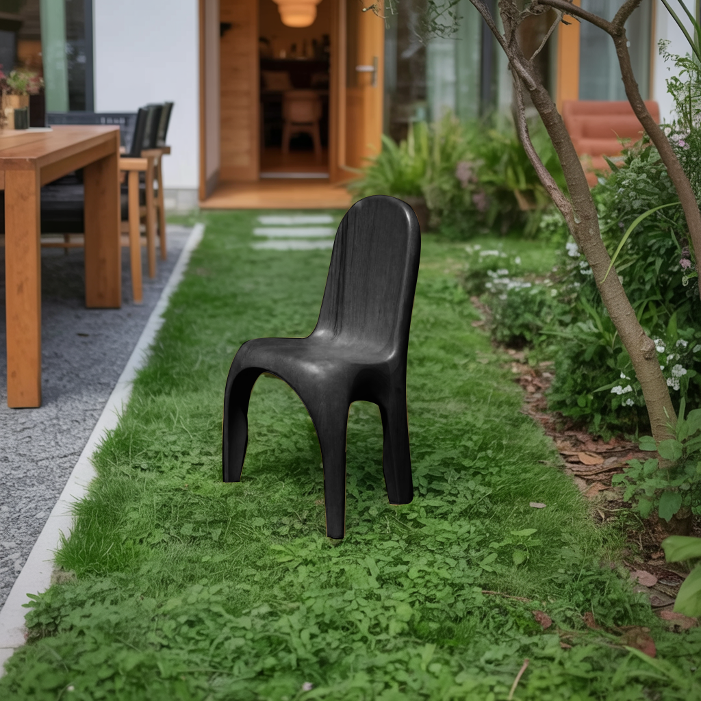 Modern Sculptural Chair With Minimalist Design For Living Room Lynnsnail