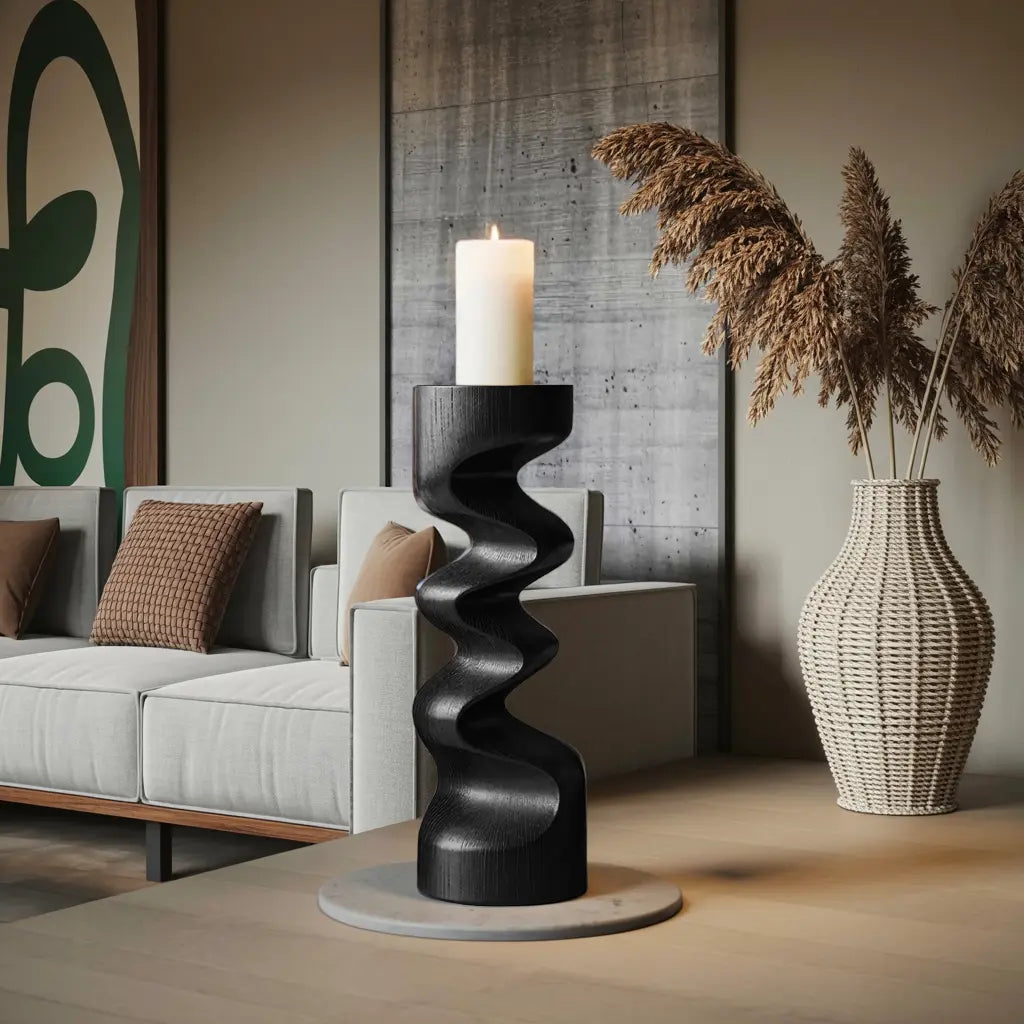 Rustic Wooden Abstract Decor For Living Room Display Lynnsnail