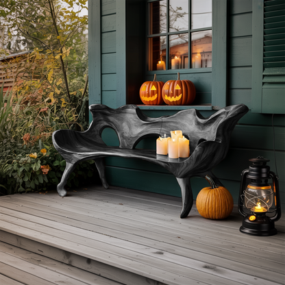 Farmhouse Wooden Bench For Living Room Rustic Furniture Decor Lynnsnail