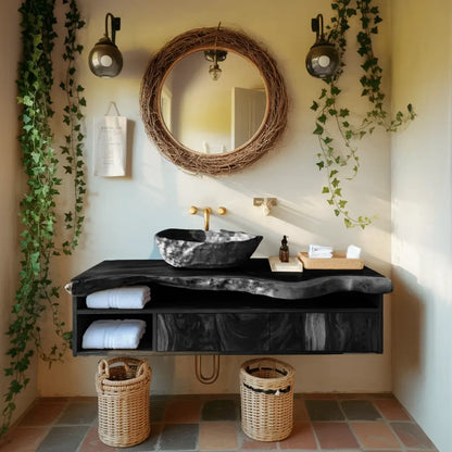 Handcrafted Floating Vanity For Elegant Bathroom Lynnsnail