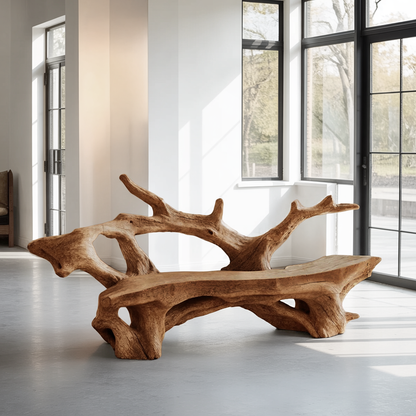 Farmhouse Live Edge Bench Outdoor Decor For Unique Garden Spaces Lynnsnail
