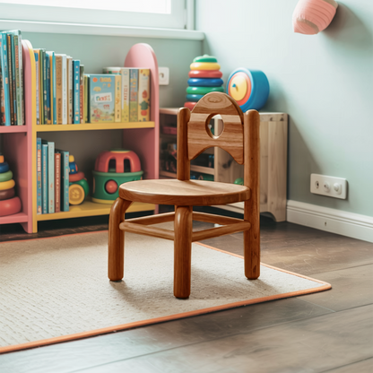 Montessori Toddler Chair With Round Backrest For Playroom Preschool And Nursery Lynnsnail