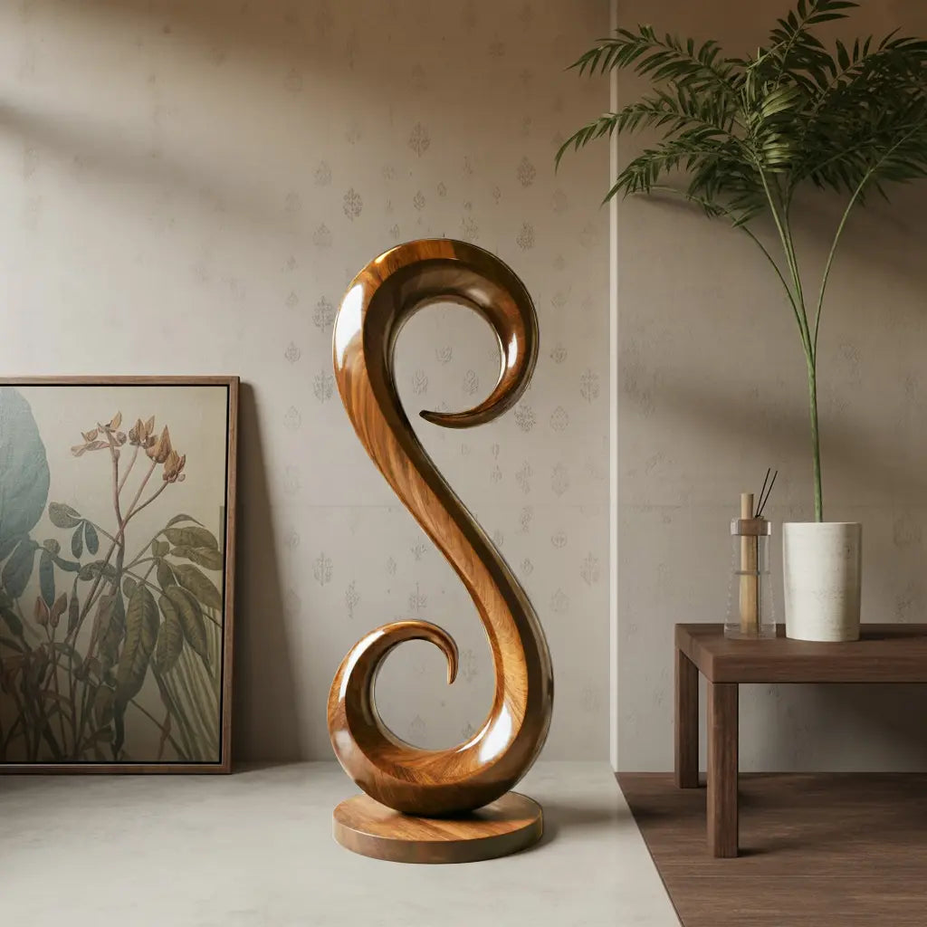 Handcrafted Organic Contemporary Landscape Sculpture For Home Decor Lynnsnail