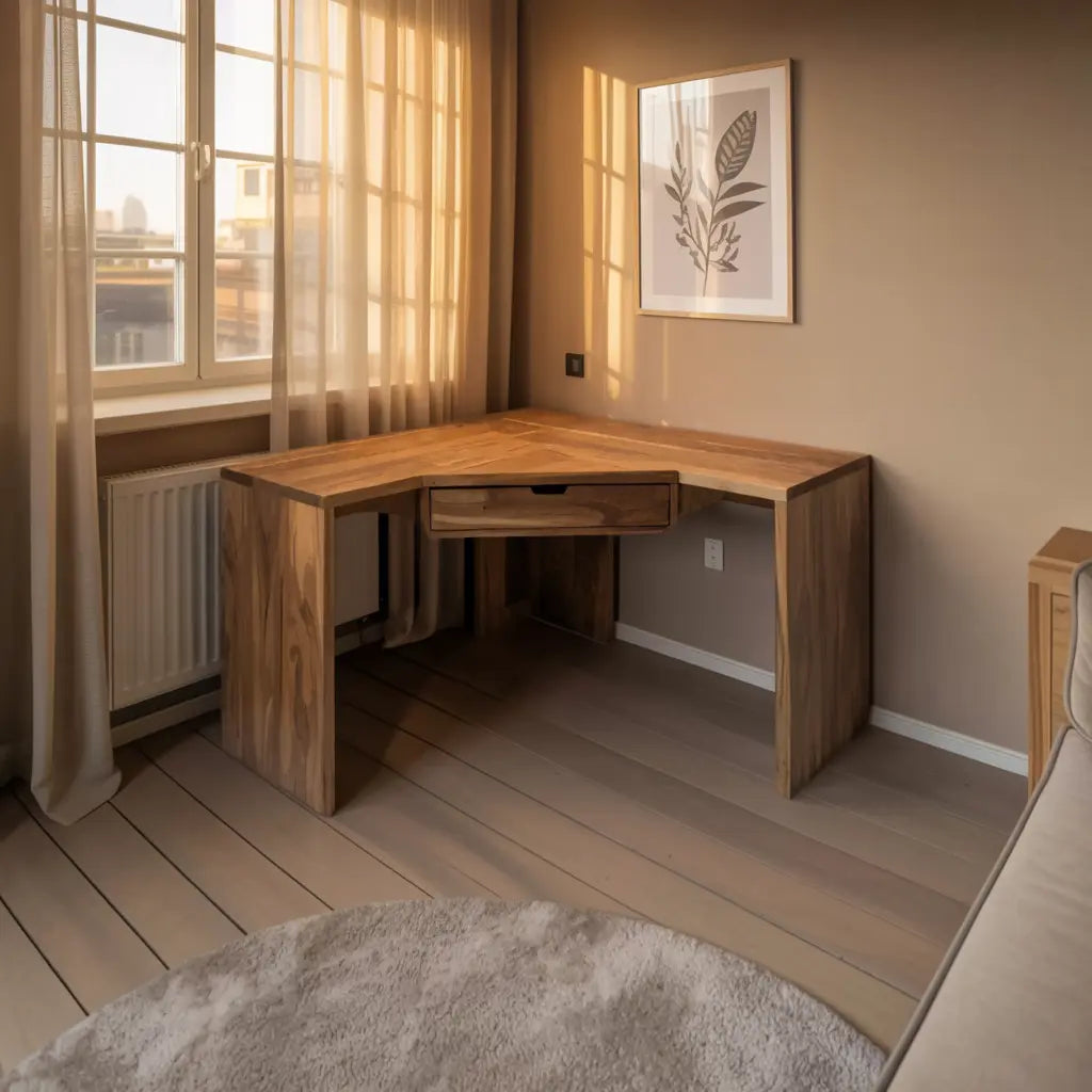 Modern Minimalist Corner Desk For Home Office Setup Lynnsnail
