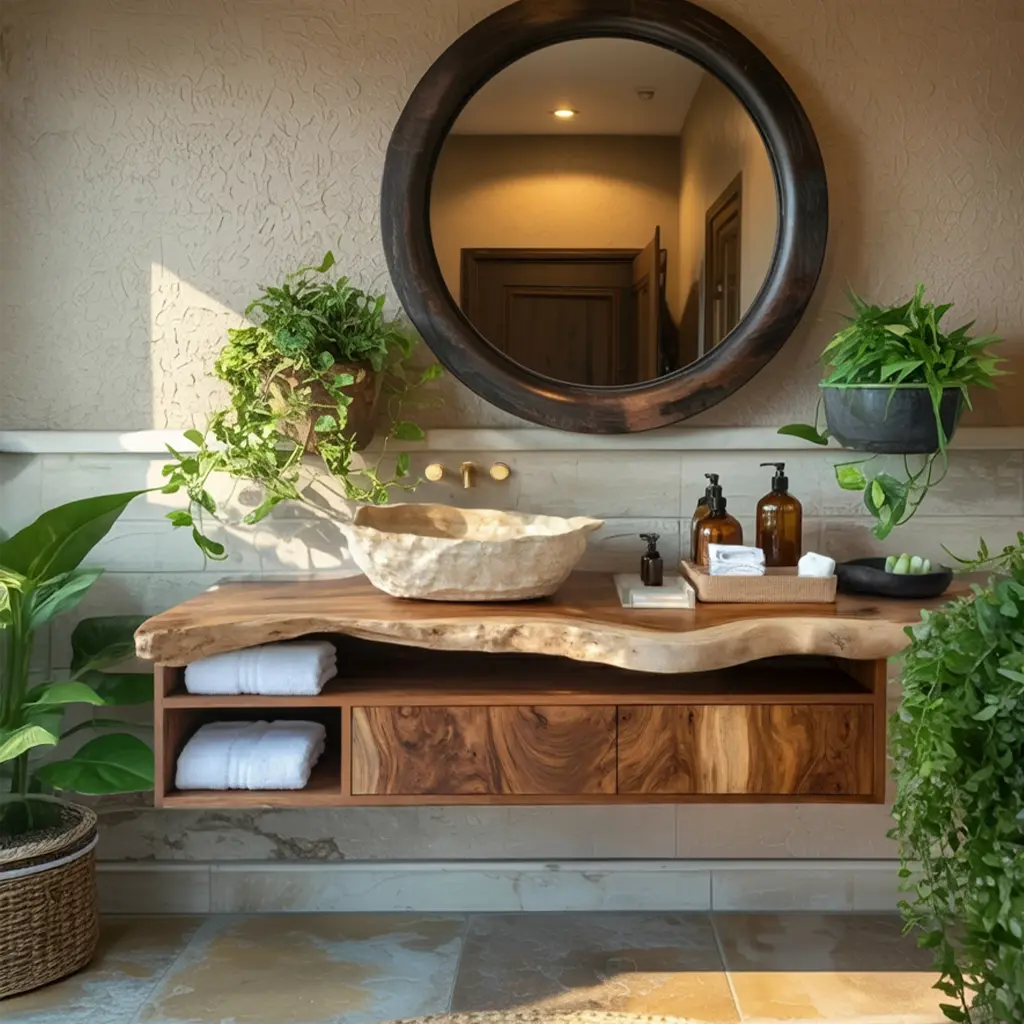 Handcrafted Floating Vanity For Elegant Bathroom Lynnsnail