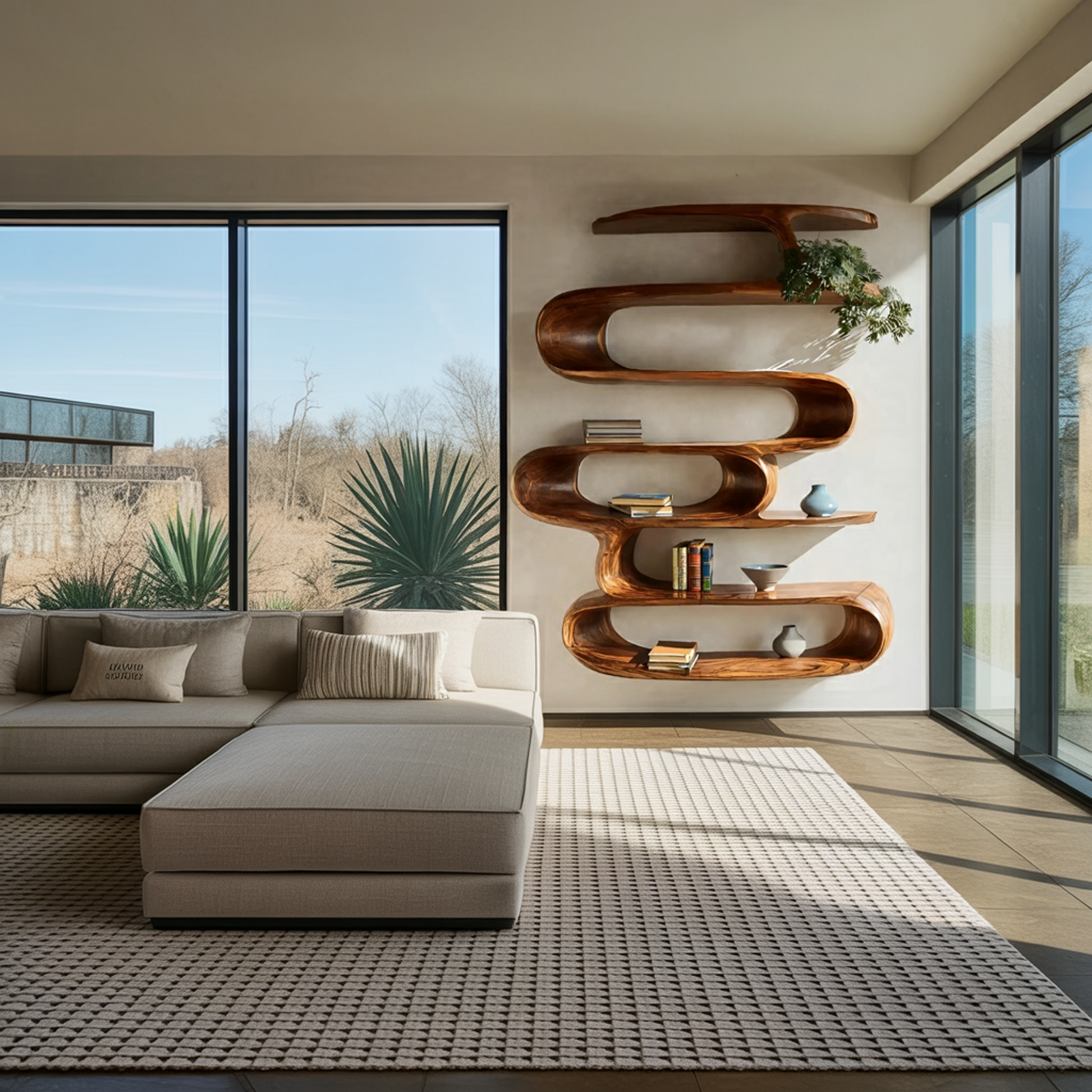 Elegant Wall-Mounted Bookshelf For Modern Home Decor Lynnsnail