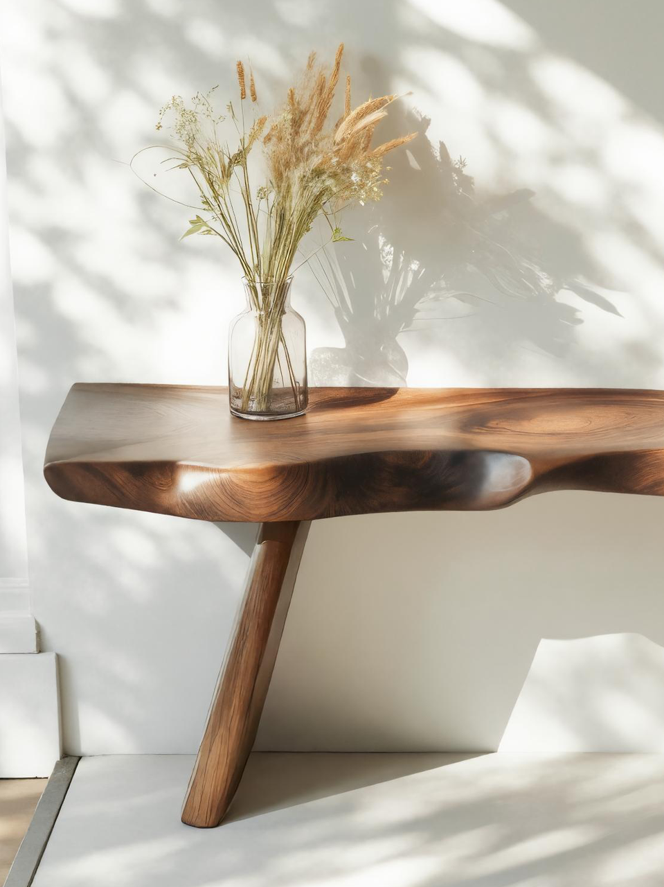 Organic Live Edge Bench For Entryway Or Hallway Lynnsnail