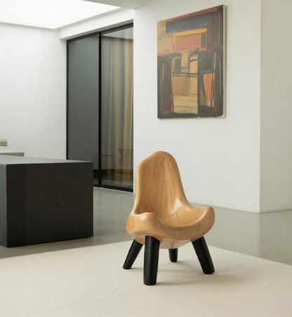Modern Sculptural Accent Chair For Living Room Or Nursery Lynnsnail