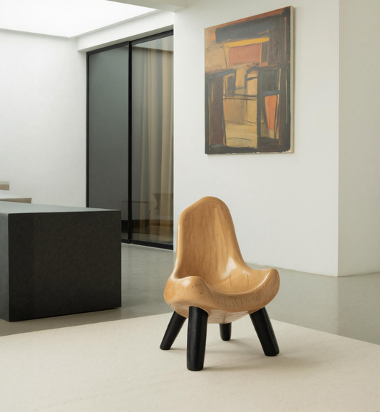 Modern Sculptural Accent Chair For Living Room Or Nursery Lynnsnail