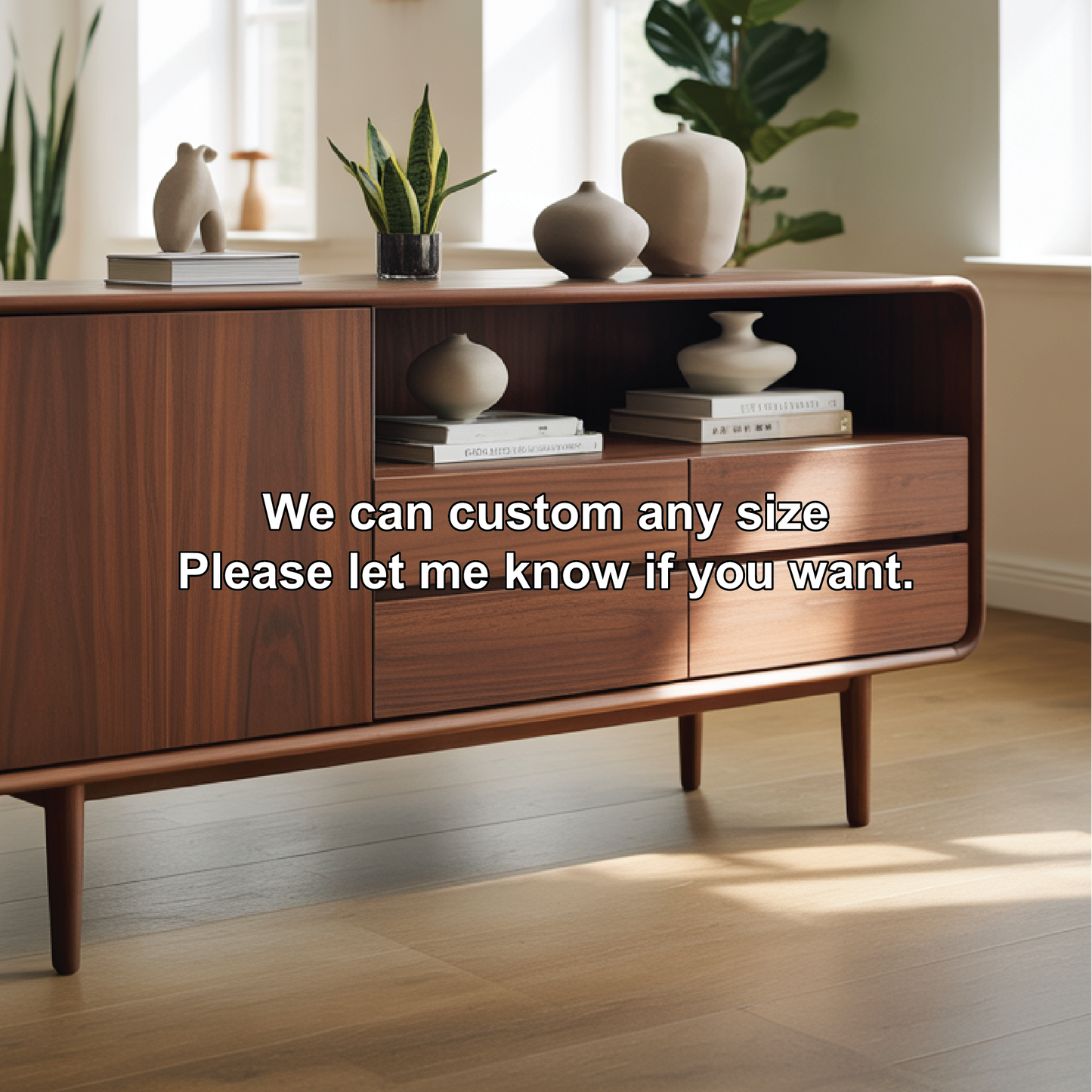 Solid Wood Console Table – Handcrafted Minimalist Storage Design for Modern Living Spaces Lynnsnail