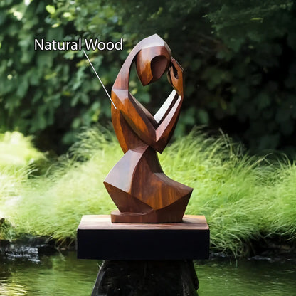 Mid Century Abstract Sculpture For Modern Outdoor Space Lynnsnail