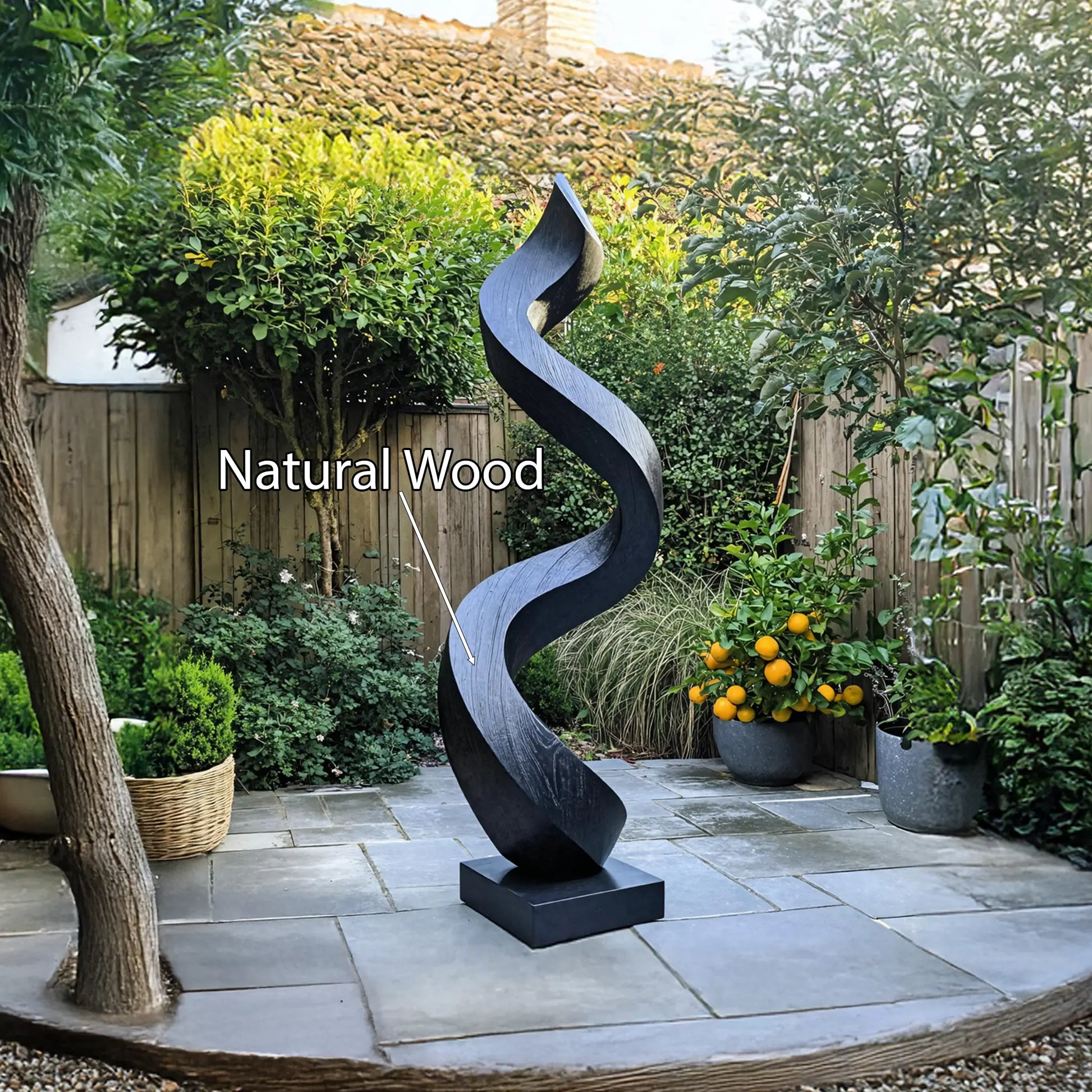 Mid Century Abstract Sculpture For Garden Wall Feature Lynnsnail