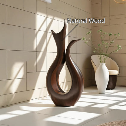 Farmhouse Abstract Sculpture For Furniture Rustic Decor Lynnsnail