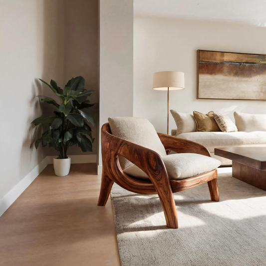Contemporary Sculptural Lounge Chair For Living Room Lynnsnail