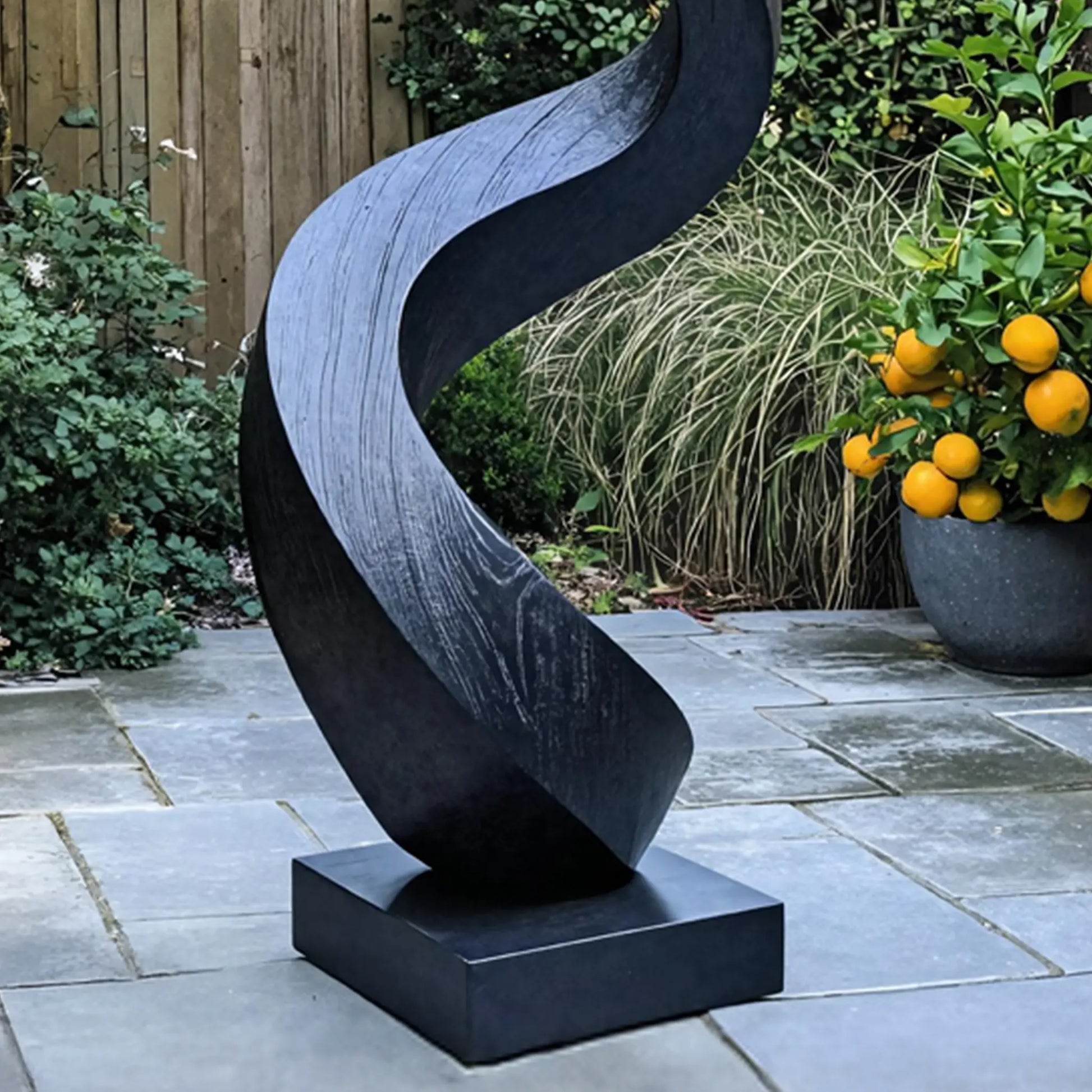 Mid Century Abstract Sculpture For Garden Wall Feature Lynnsnail