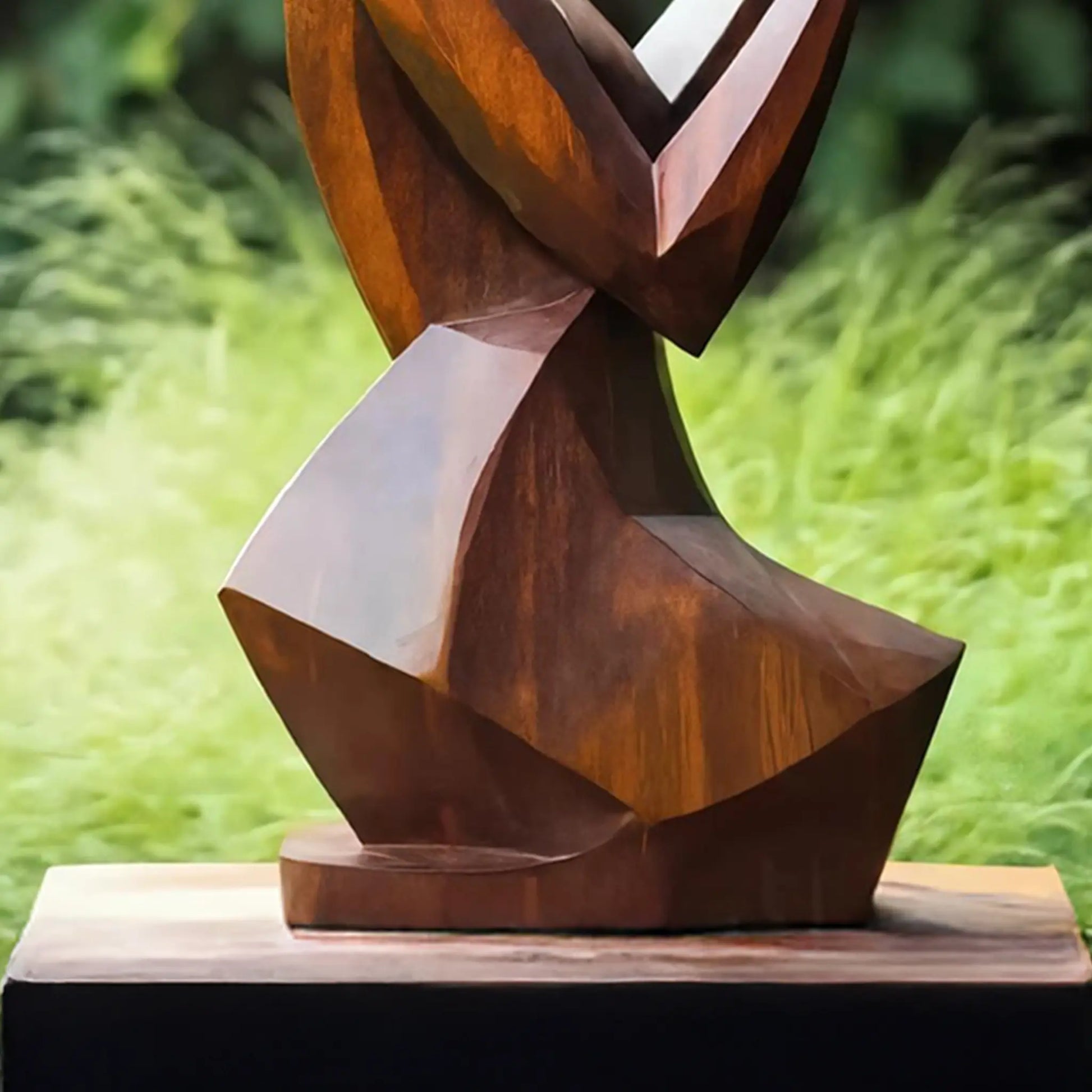 Mid Century Abstract Sculpture For Modern Outdoor Space Lynnsnail