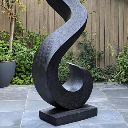 Handcrafted 3D Wood Art For Garden Focal Point Design Lynnsnail